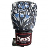 Боксерские перчатки Twins Special с рисунком (FBGVL3-58 Kabuki Grey)